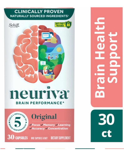 Neuriva Brain (30 Cápsulas) Perfomance Hechas En E.u