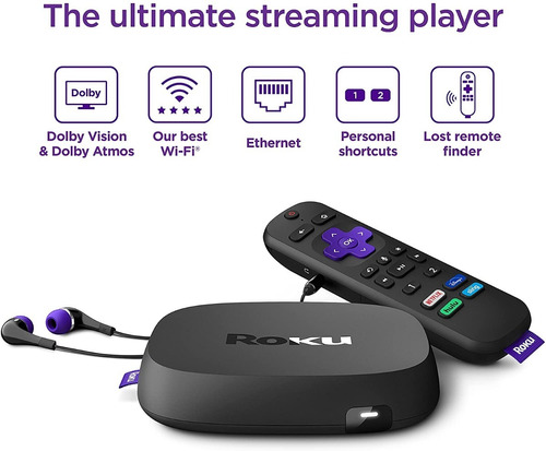 Roku Ultra | Reproductor De Streaming 4k / Hdr / Hd - Select