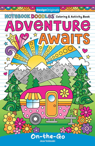 Libro: Notebook Doodles Adventure Awaits! Coloring And Activ