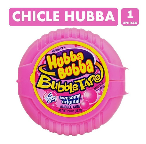 Chicles Hubba Bubba Bubble Tap - Contiene 56 Gramos.