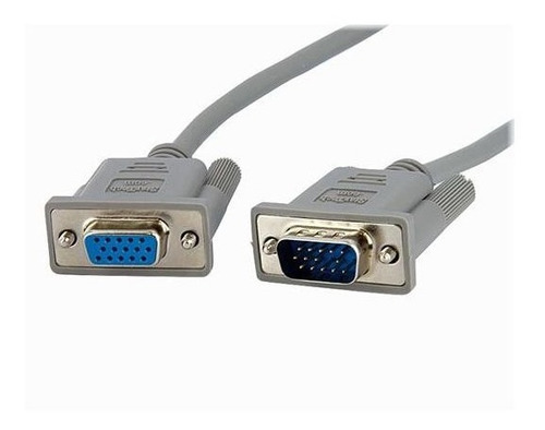 Imagen 1 de 5 de Cable Vga Startech.com Macho Vga - Vga Hembra 3m Gris /vc