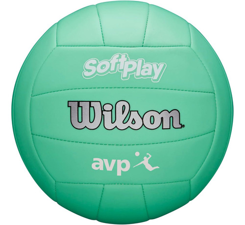 Balon De Voleibol Wilson, Menta, Avp Soft, Tamaño Oficial