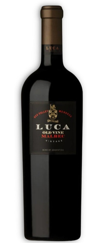 Vino Luca Old Vine Vino Malbec 750ml Valle De Uco Mendoza 
