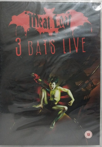 Meat Loaf  3 Bats Live Dvd X2 Argentina Nuevo Sellado 2007
