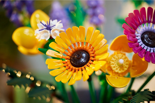 Lego Icons Botanical - Ramo De Flores Silvestres - Set 10313