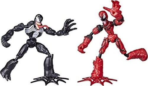 Marvel Spider-man Bend And Flex Venom Vs. Carnage Figura De.