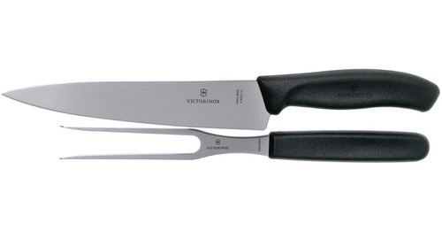 Set Cuchillo + Tenedor Victorinox Premium 6.7133.2g Asado  
