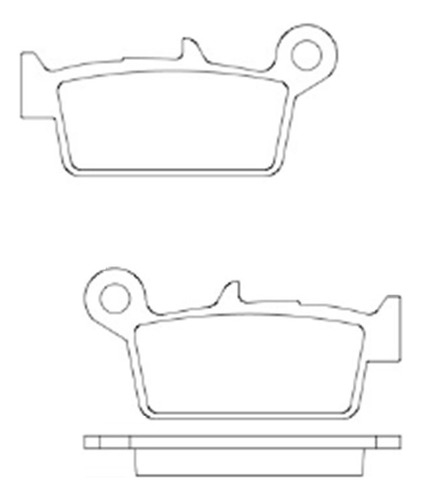 Pastilla Freno Cobreq Para Agrale Legion 125 09 Linea Street