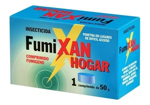 Glacoxan Pastilla Fumigena Fumixan Pro Para Hogar 50g
