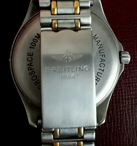 Relogio Breitling Aerospace Titanium E Ouro 40 Mm Digital
