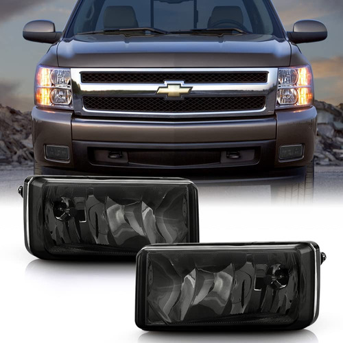 Para Chevy Tahoe Suburban Avalanche Silverado Faro Ahumado