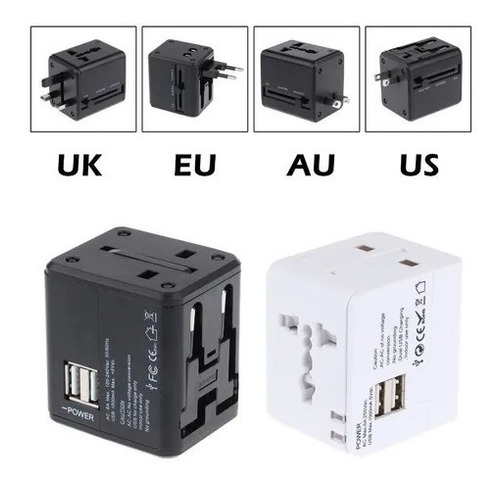 Convertidor Corriente Universal Viaje Europeo Us/aus/nz/uk