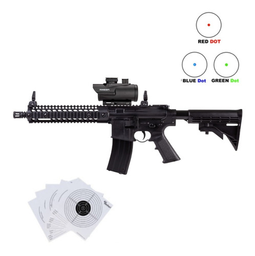 Rifle Crosman Full Semi Mag 5 Co2 4.5mm R1 Bbs Mira Xtr C