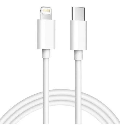 Cable Usb Tipo C A Lightning Certificado Carga Y Datos 2mts