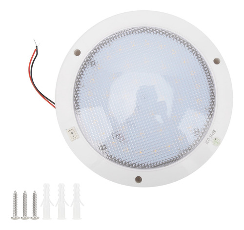 Sistema De Energía Solar Con Panel Led Redondo Para Techo De