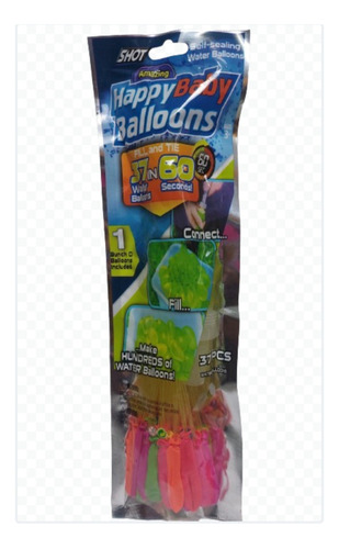 Globitos De Agua Happy Baby Balloons * X37u Carga Automatica