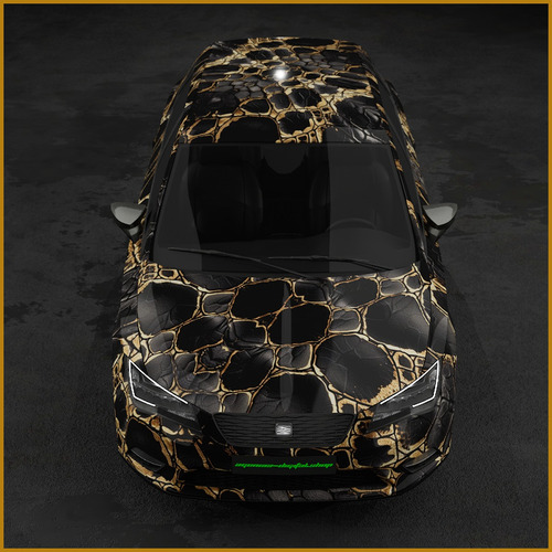 20 Metros Vinil Wrap Automotriz Deportivo Snake Python