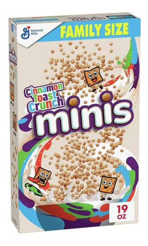 Cereal Cinnamon Toast Crunch Minis Family Size 538g