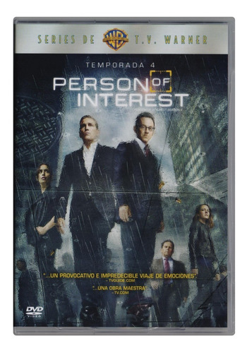 Person Of Interest Vigilados Cuarta Temporada 4 Cuatro Dvd