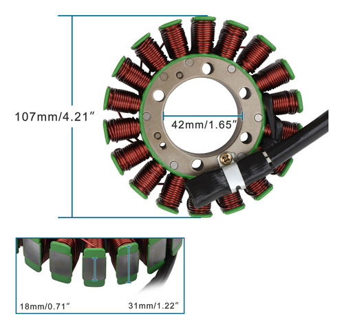 K079-964 Para Xt 660 R Magneto Estator Bobina De Encendido