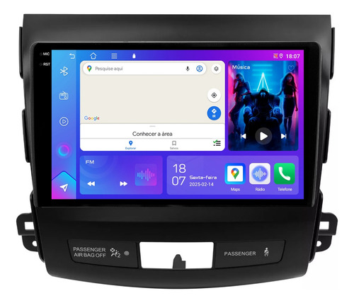 Multimidia Outlander 08/12 9p Android Carplay 4/64gb + Ré