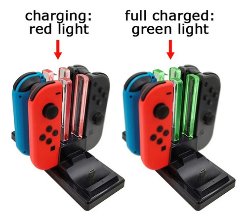 Base De Carga Controles Luz Led Compatible Con Switch