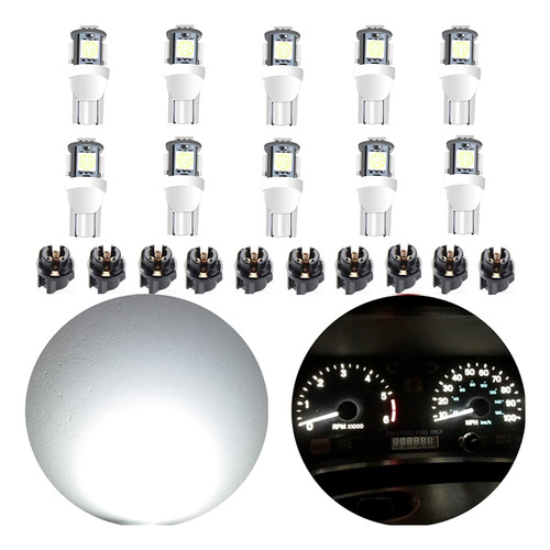 Cusmme 10pack T10 194 168 Bombilla Led 158 Pc194 161 W5w 147