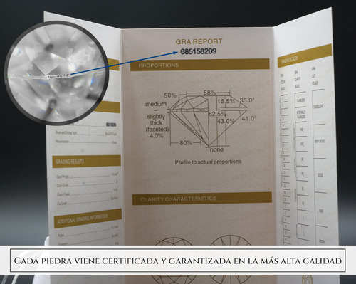 Anillo Compromiso Diamante Moissanita Con Pavé 1.0ct Niridia