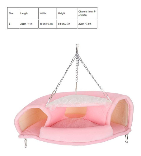 Cama Para Mascotas, Pequeña, Colgante, Con Forma De Túnel, H