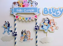 Comprar Decoración Torta Bluey, Decoración Bluey Torta, Topper Bluey