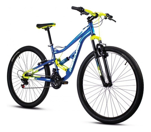 Bicicleta Mercurio Kaizer Dh Rodada 29 Doble Suspension 21 V Color Azul