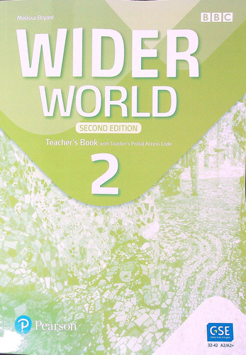 Wider World 2 - (2nd.ed.) Teacher's Book + Teacher's Portal Access Code, De Bryant, Melissa. Editorial Pearson, Tapa Blanda En Inglés Internacional, 2022