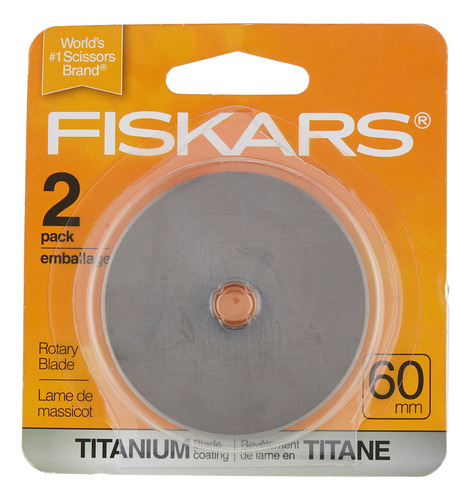 Fiskars Cuchilla Rotativa De Hoja Recta De Titanio De 2.36 P