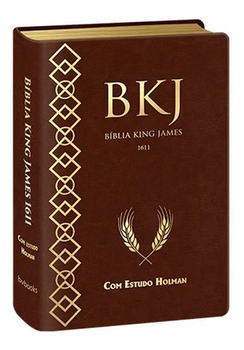 Bíblia King James 1611 Com Estudo Holman Bkj Marrom