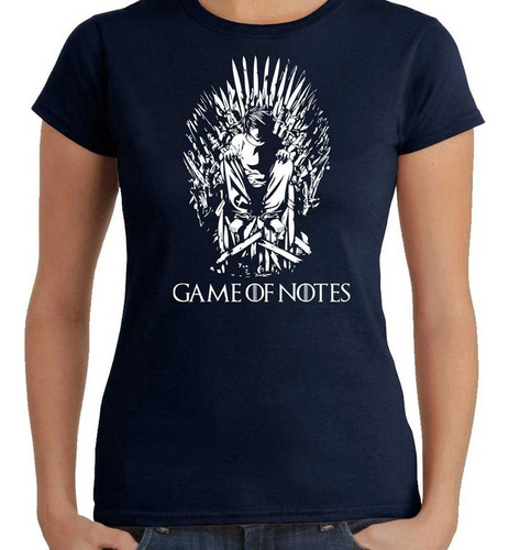 Remera Mujer Death Note 100% Algodón Calidad Premium 2