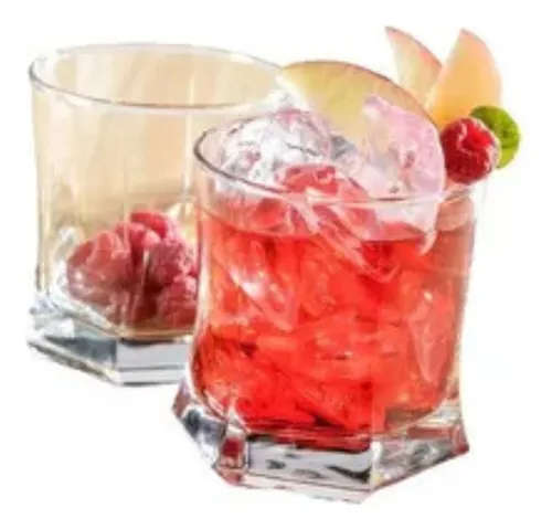 Set 6 Vasos Vivaldi Tragos Cortos Cristar 247ml