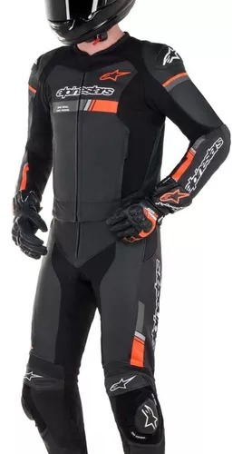 Macacão Alpinestars Gp Force Chaser 2 Peças Preto/vermelho