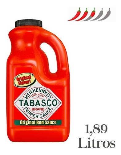 Salsa Tabasco Roja X 1,89 L