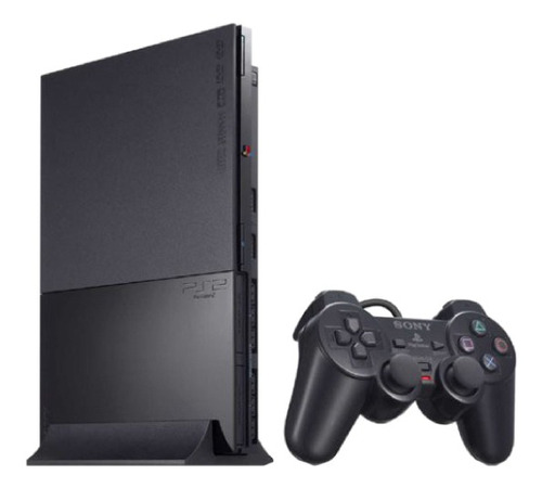 Imagen 1 de 1 de Sony PlayStation 2 Slim Standard  color charcoal black