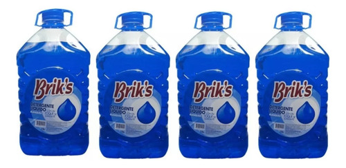 Detergente Liquido Azul Brik S 5 Litros