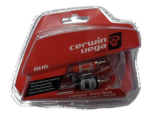 Cable Rca Cerwin Vega Rv6 Vega Series 6 Pies Calidad Premium