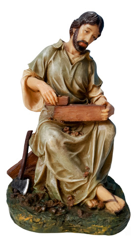 San Jose Carpintero Figura De 27cm