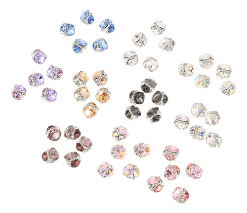 Diamantes De Imitación Para Decoración De Uñas, 50 Unidades,
