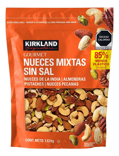 Nueces Mixtas Sin Sal Kirkland Signature 1.13 Kg