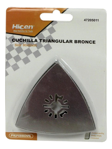 Cuchilla Triangular Para Amoladora Multifuncion Hicen G P