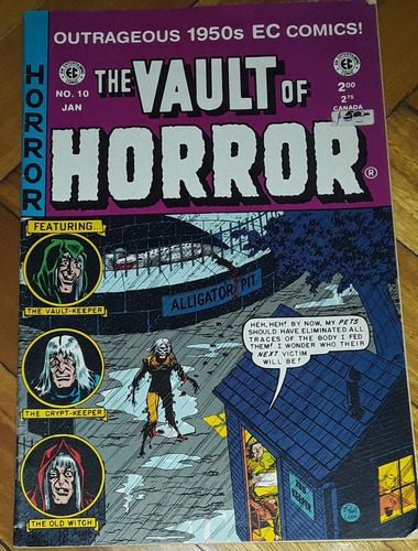 The Vault Of Horror Revista Comic Terror Clasico Ec Comics