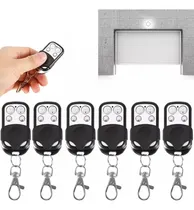 Comprar 6pcs Controles Universales Para Portón Eléctrico 433 Mhz Control Remoto Inalámbrico Copiador De Código Para Puertas De Garaje Y Persianas Mando A Distancia De 4 Botones
