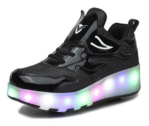 Patines De Dos Ruedas, Zapatos Voladores + Led De Carga