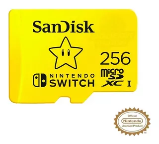 Memoria Micro Sd 256gb Sandisk Para Nintendo Switch Original