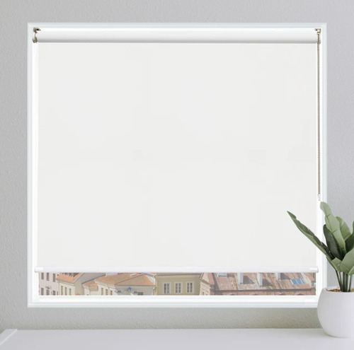 Persiana Enrollable Lisa 100 X 220cm (colores) Blanco